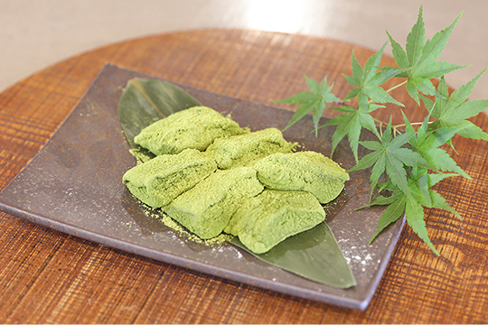 わらびもち（抹茶）